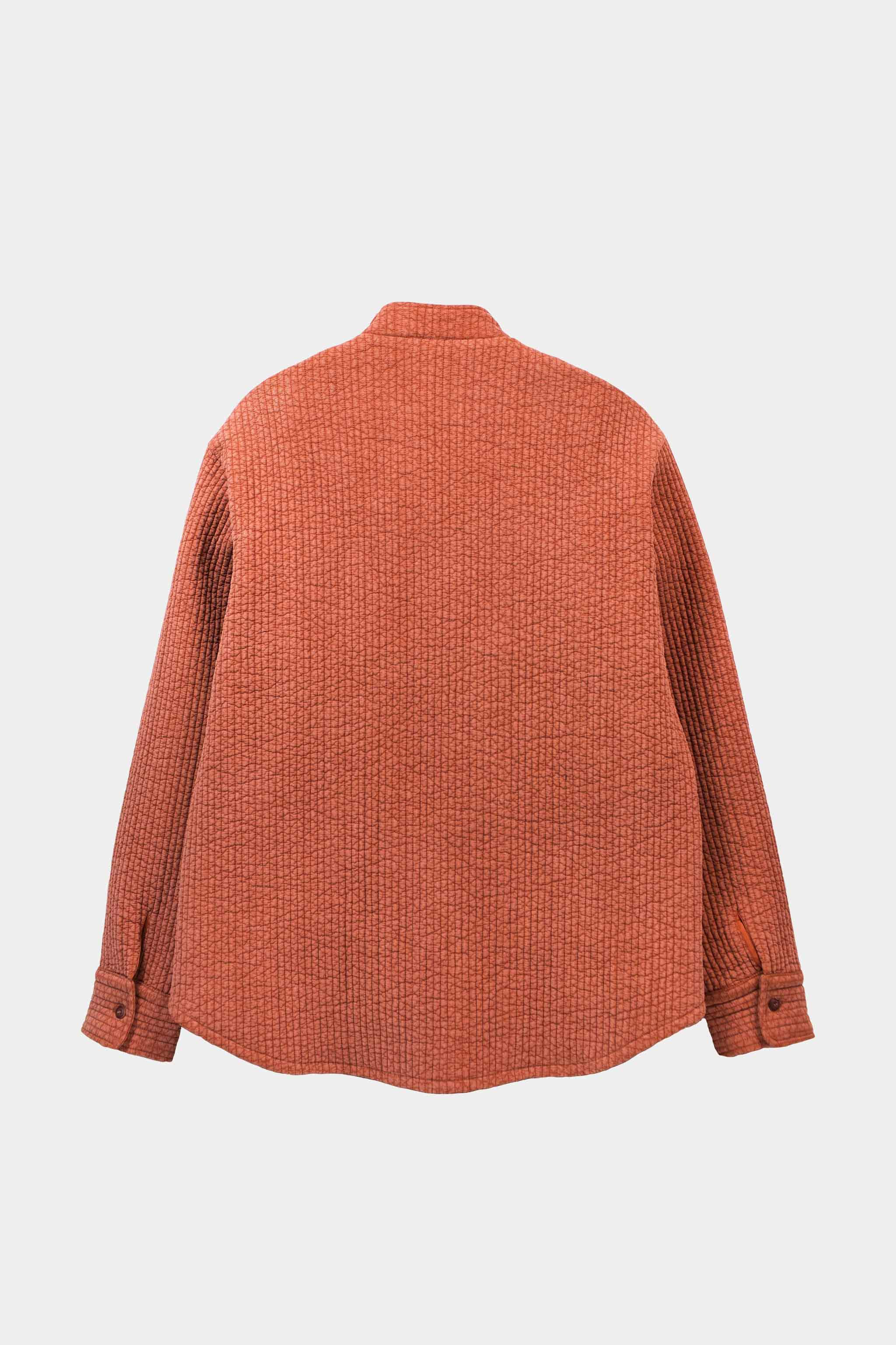 Padded Persimmon Monk Jacket