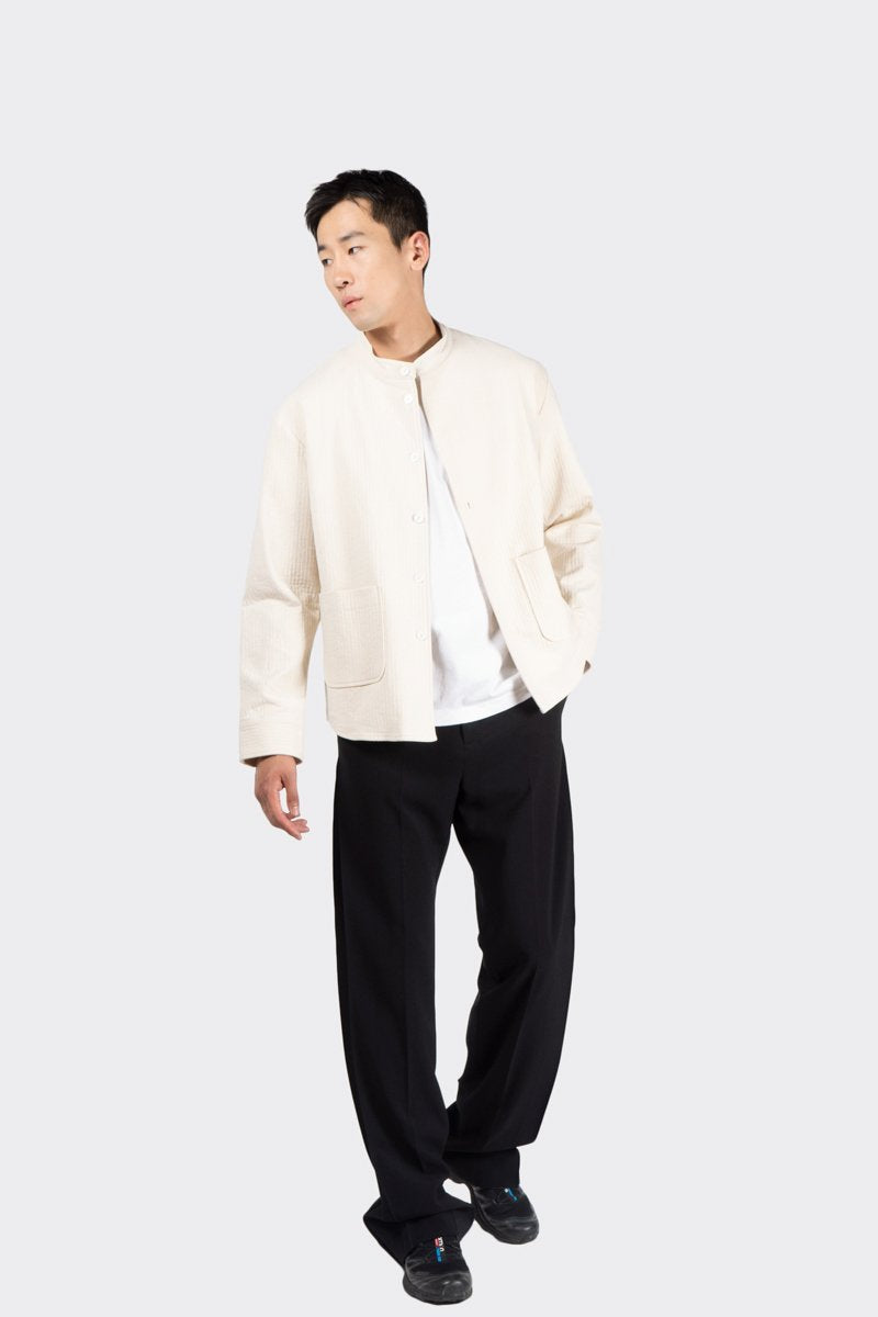 Nubi Monk Shirt / Ivory